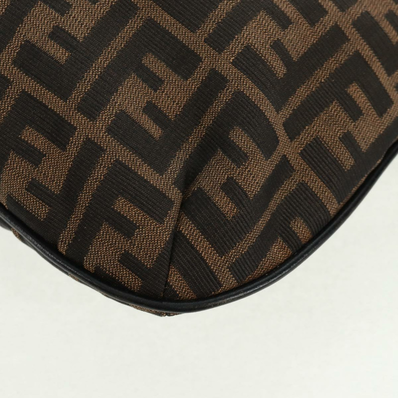 【日本直送】FENDI Zucca帆布單肩包 黑色 棕色 正品 162393-11
