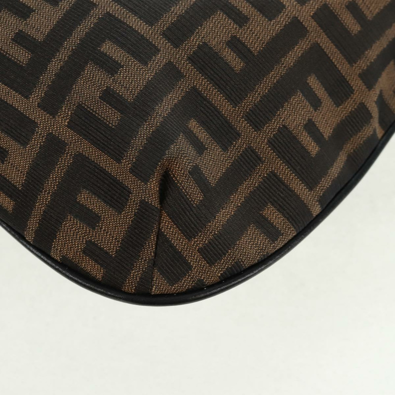 【日本直送】FENDI Zucca帆布單肩包 黑色 棕色 正品 162393-13