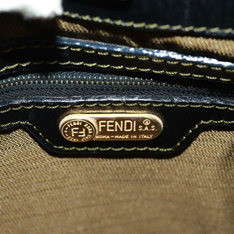 【日本直送】FENDI Zucca帆布單肩包 黑色 棕色 正品 162393-16
