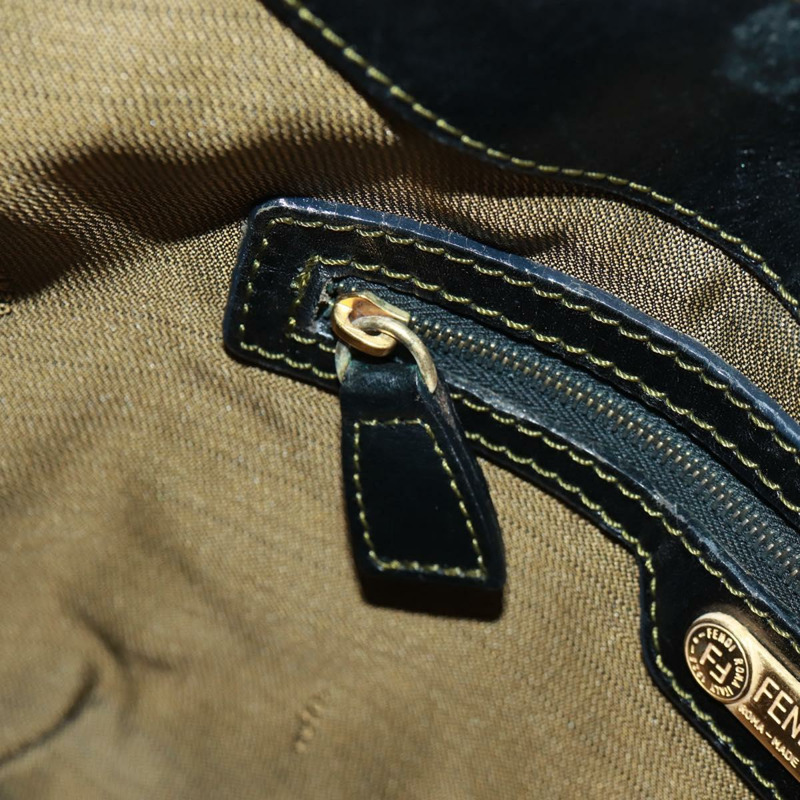 【日本直送】FENDI Zucca帆布單肩包 黑色 棕色 正品 162393-20