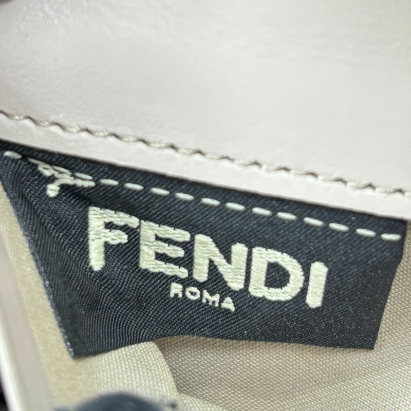 灰色 牛皮 鍊帶 Hypnoteyes 長夾【FENDI 芬迪】 8M0365-9