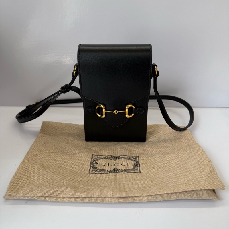 GUCCI 古馳 經典HORSEBIT 1955 MINI 馬銜扣斜背包 625615-2