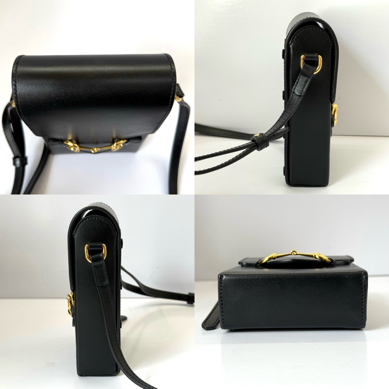 GUCCI 古馳 經典HORSEBIT 1955 MINI 馬銜扣斜背包 625615-3