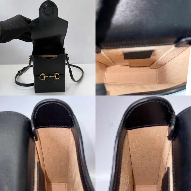 GUCCI 古馳 經典HORSEBIT 1955 MINI 馬銜扣斜背包 625615-6