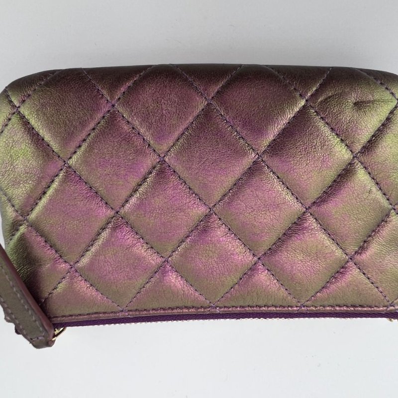 Chanel 長款拉鍊皮夾-7