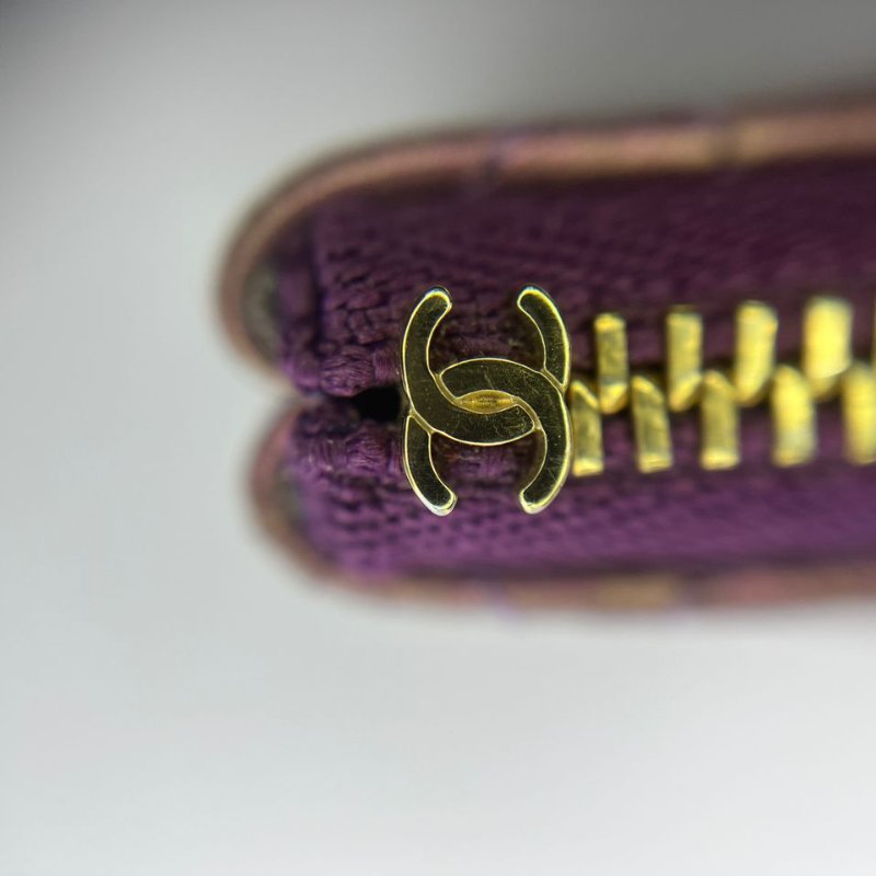 Chanel 長款拉鍊皮夾-14