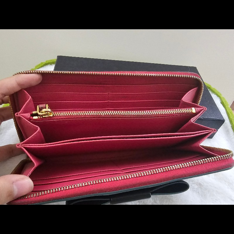 Prada 蝴蝶結長夾-2