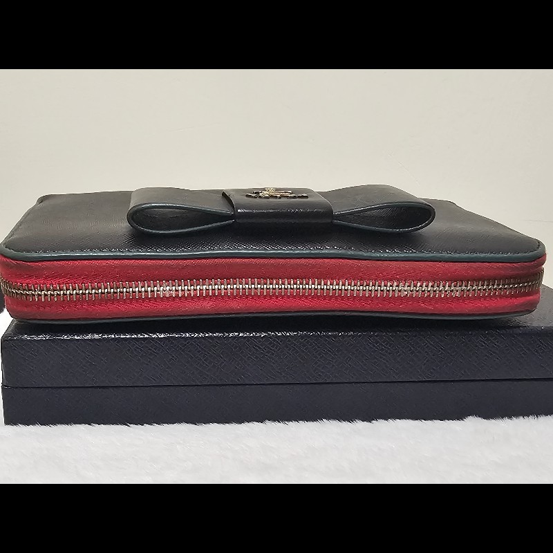 Prada 蝴蝶結長夾-6