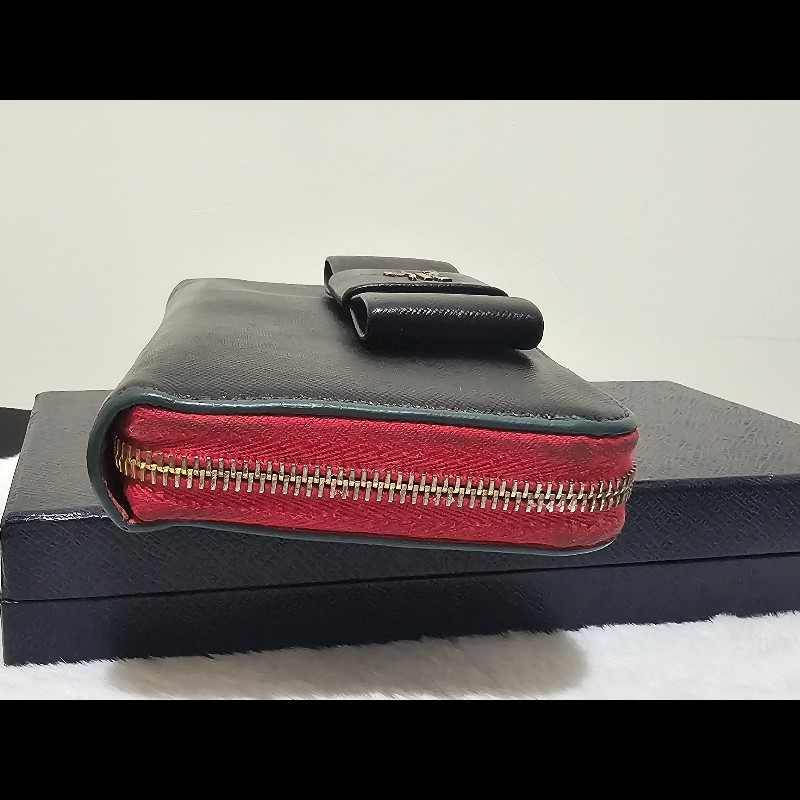 Prada 蝴蝶結長夾-7