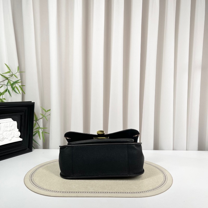 LV路易威登 鎖頭郵差包 拉鍊順滑 內裡乾淨 容量實用 日常出門百搭 肩帶可調節 可單肩可斜挎-4