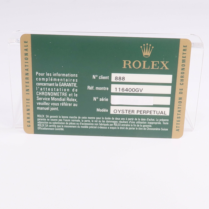 ROLEX Milgauss 116400GV-15