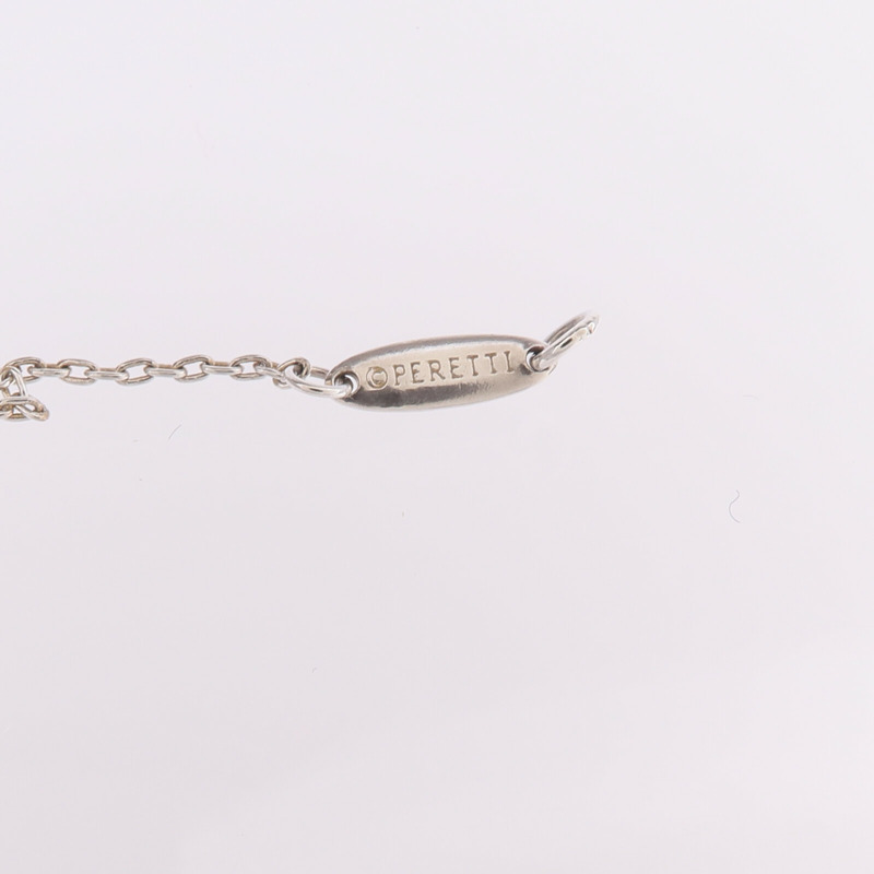 TIFFANY＆CO 925純銀Elsa Peretti Open Heart Necklace項鍊-6