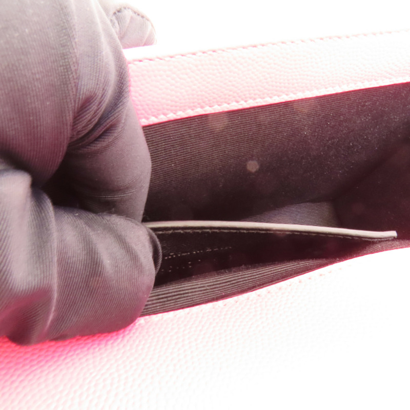 SAINT LAURENT 牛皮皮革Chain Shoulder金扣鏈帶肩背袋-9