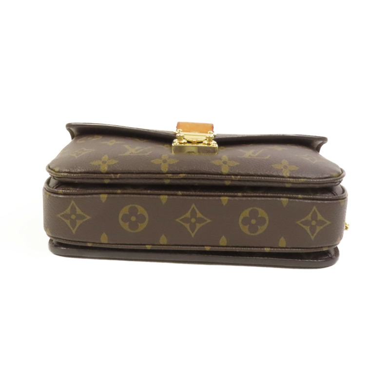 LOUIS VUITTON Monogram Pochette Metis East West金扣手挽肩背兩用袋-3