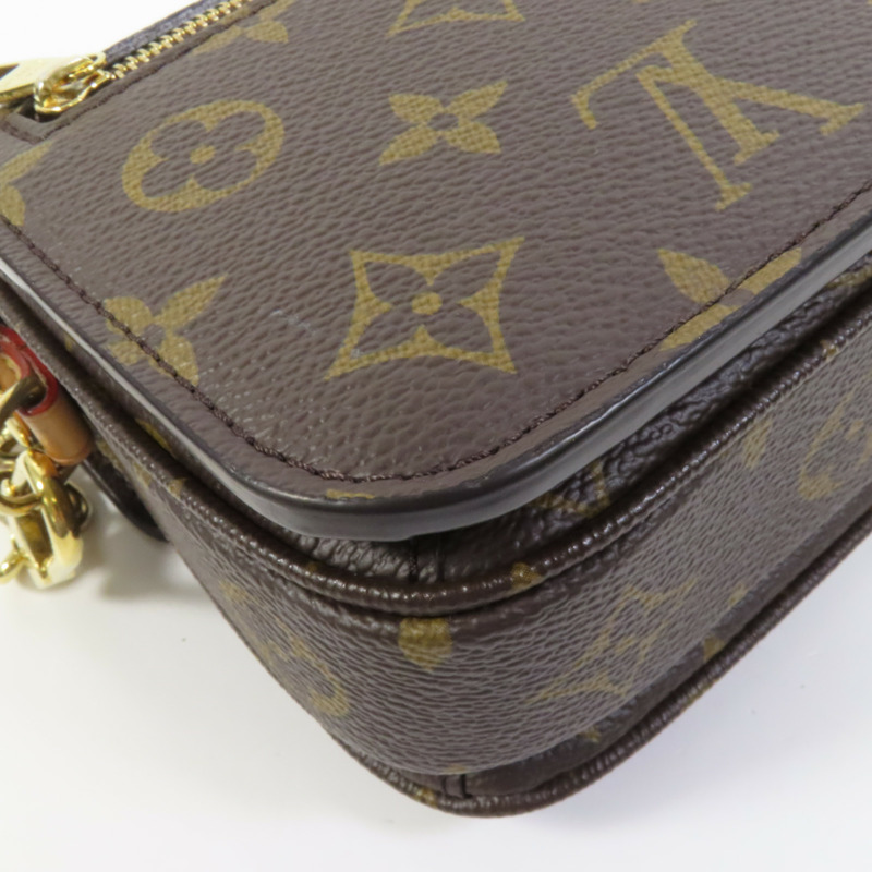 LOUIS VUITTON Monogram Pochette Metis East West金扣手挽肩背兩用袋-12