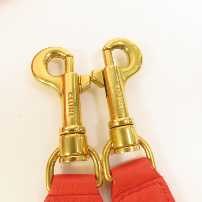 CELINE 牛皮皮革/麂皮皮革Trapeze金扣手挽肩背兩用袋-6