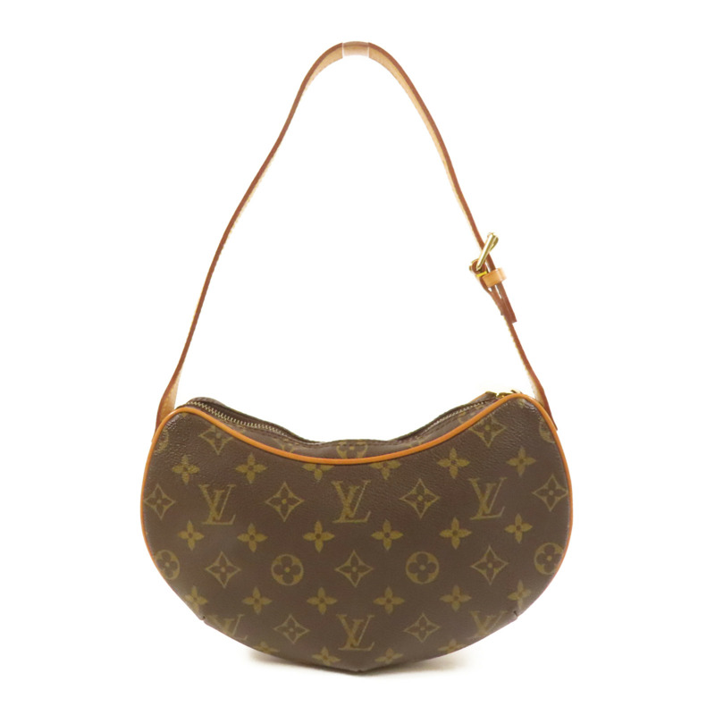 LOUIS VUITTON Monogram Pochette Croissant金扣肩背袋-1