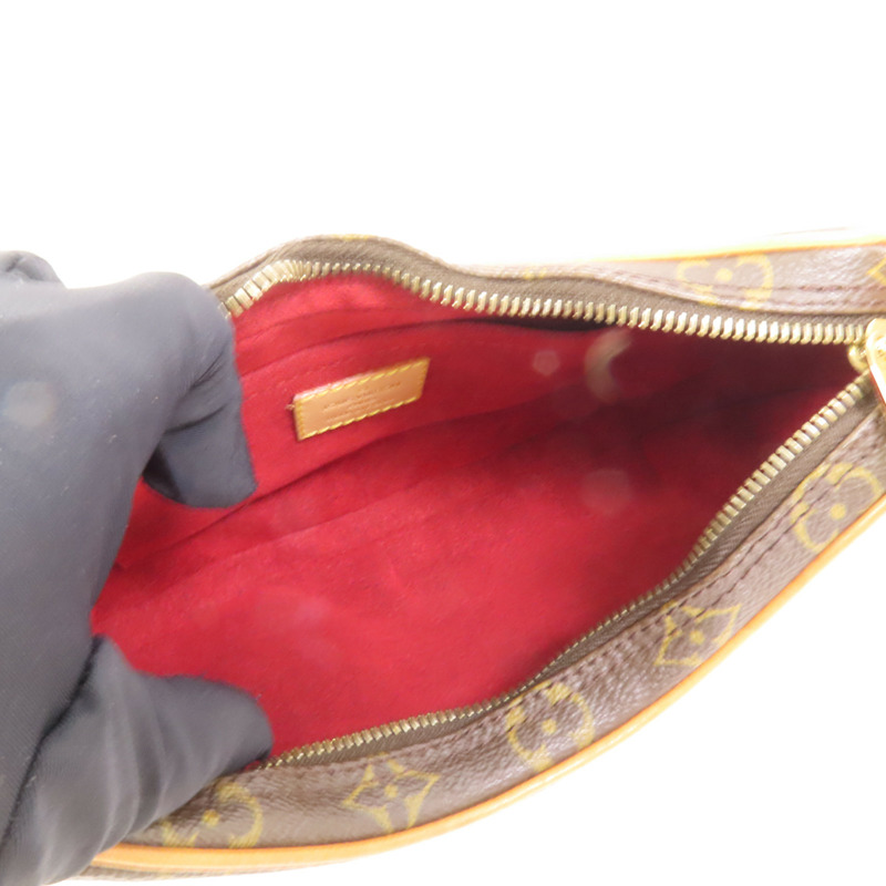 LOUIS VUITTON Monogram Pochette Croissant金扣肩背袋-6