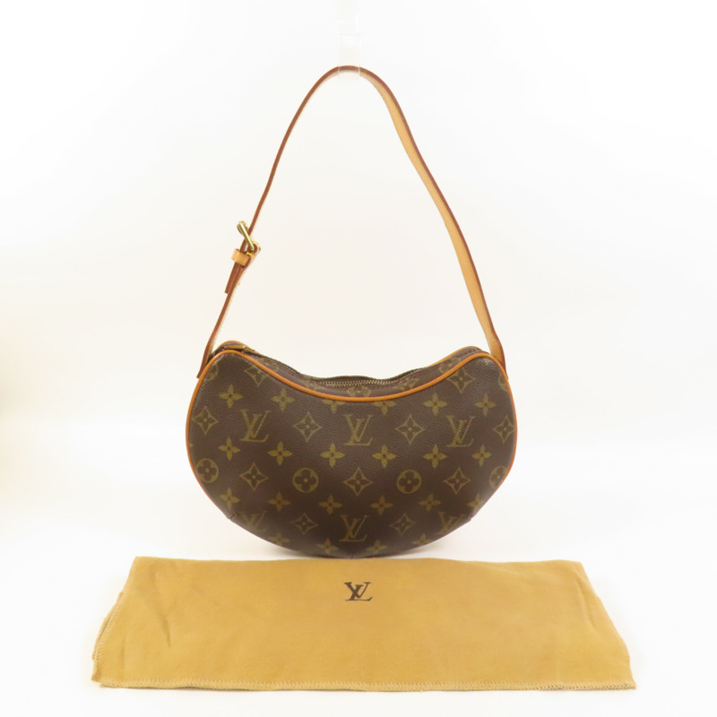 LOUIS VUITTON Monogram Pochette Croissant金扣肩背袋-9