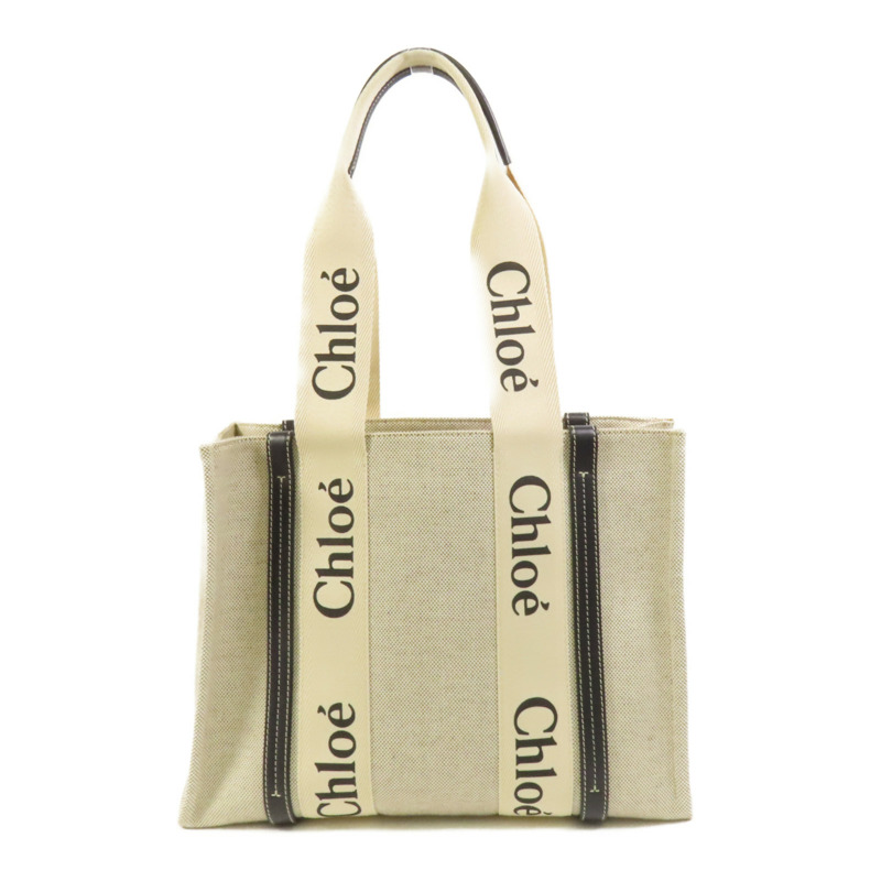Chloe 帆布Woody Tote手挽袋-1