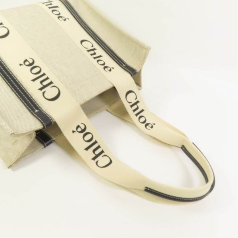 Chloe 帆布Woody Tote手挽袋-4