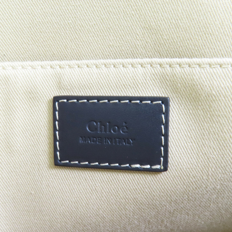 Chloe 帆布Woody Tote手挽袋-6