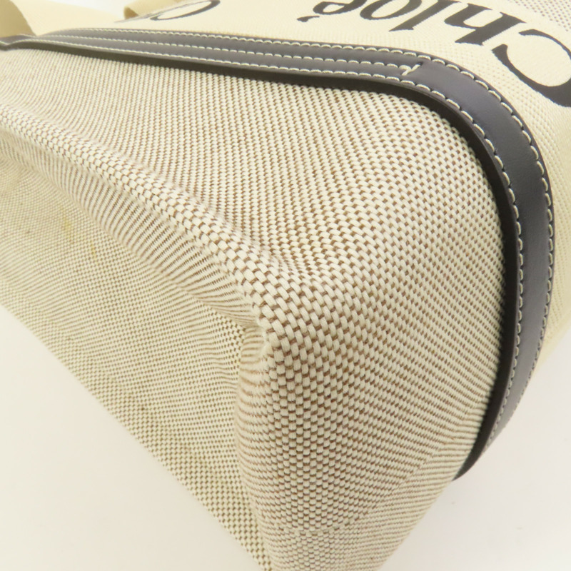 Chloe 帆布Woody Tote手挽袋-8