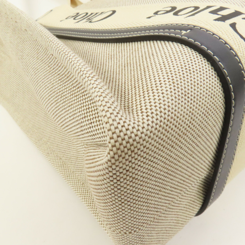 Chloe 帆布Woody Tote手挽袋-9