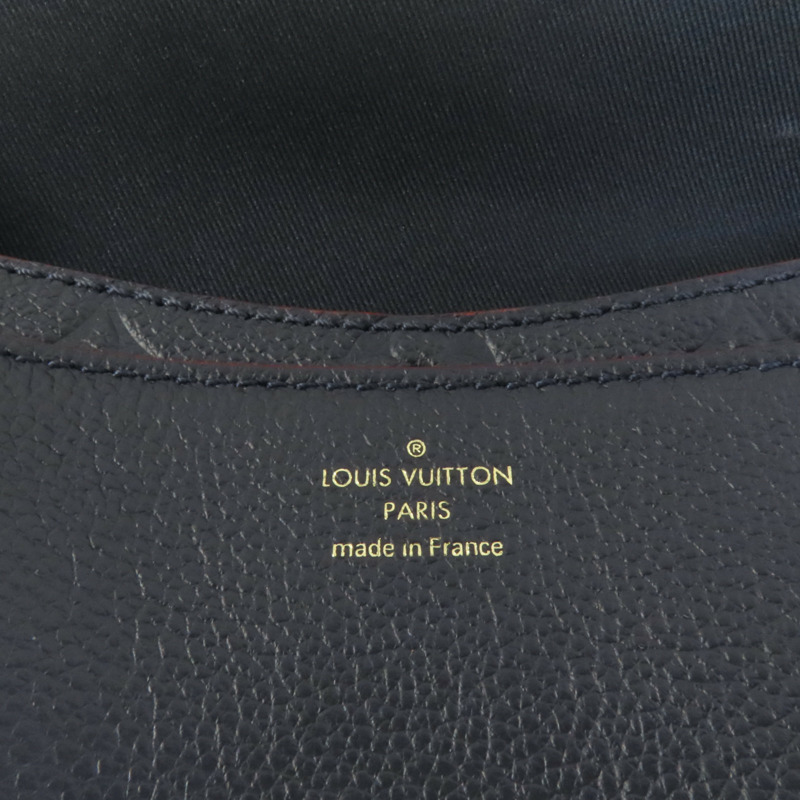 LOUIS VUITTON Monogram Empreinte Blanche BB金扣鏈帶手挽肩背兩用袋-8