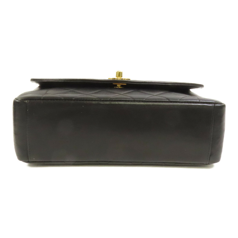 CHANEL 羊皮皮革Diana金扣鏈帶肩背袋-3