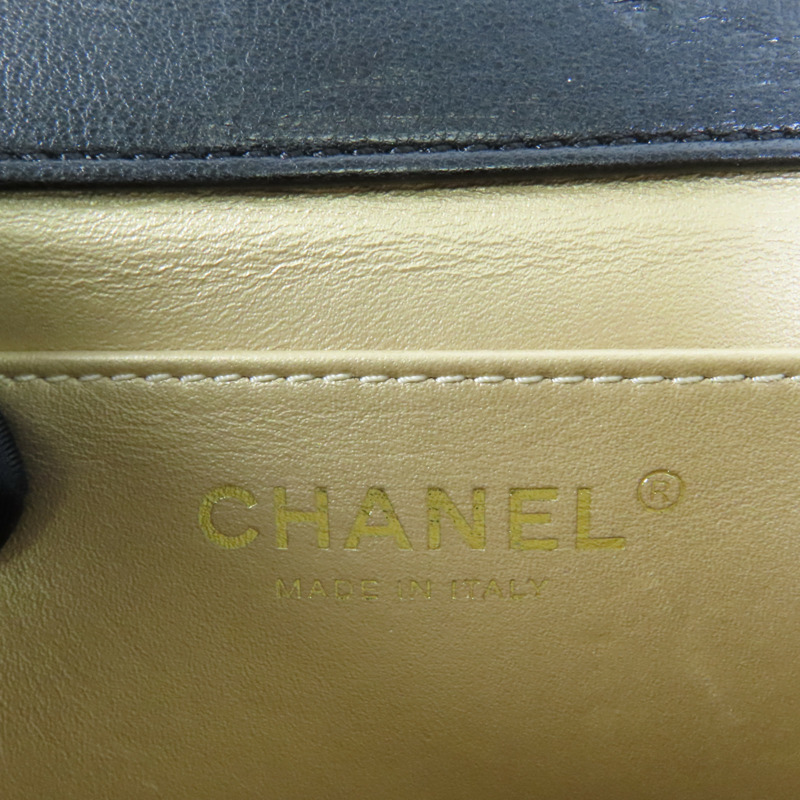 CHANEL 羊皮皮革Matelasse Pearl金扣鏈帶肩背袋-8