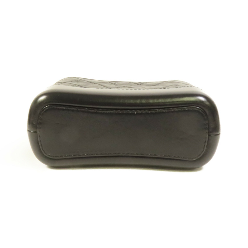 CHANEL 牛皮皮革Gabrielle Smal鏈帶肩背袋-3