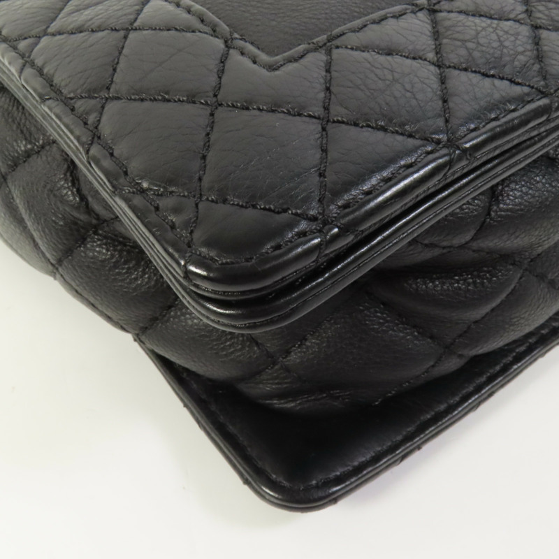 CHANEL 牛皮皮革Boy 25鏈帶肩背袋-12