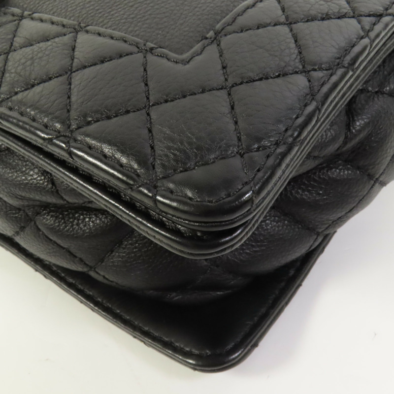 CHANEL 牛皮皮革Boy 25鏈帶肩背袋-13