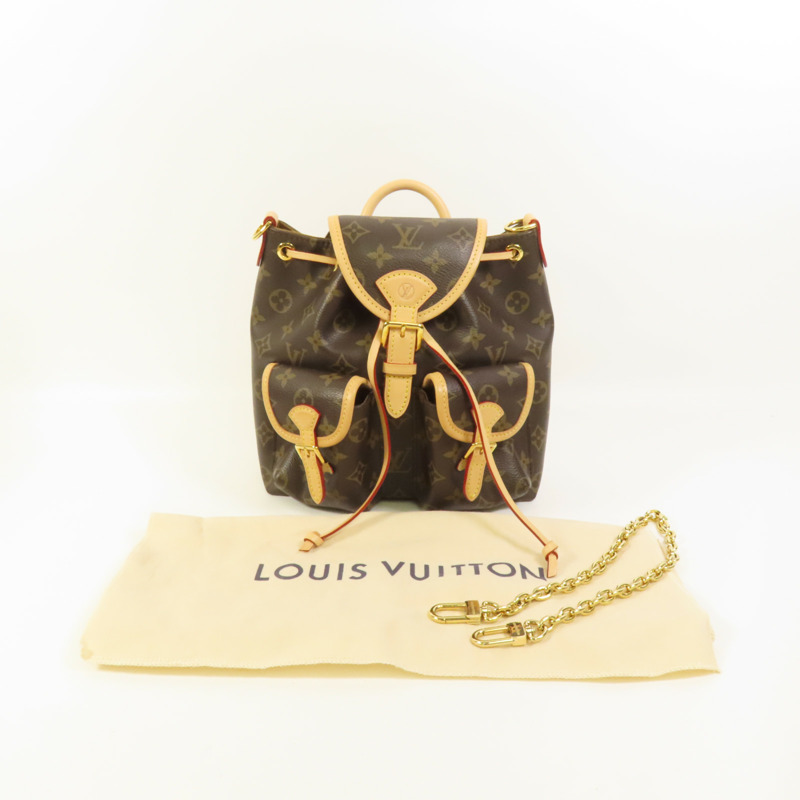 LOUIS VUITTON Monogram Excursion PM金扣背包-10