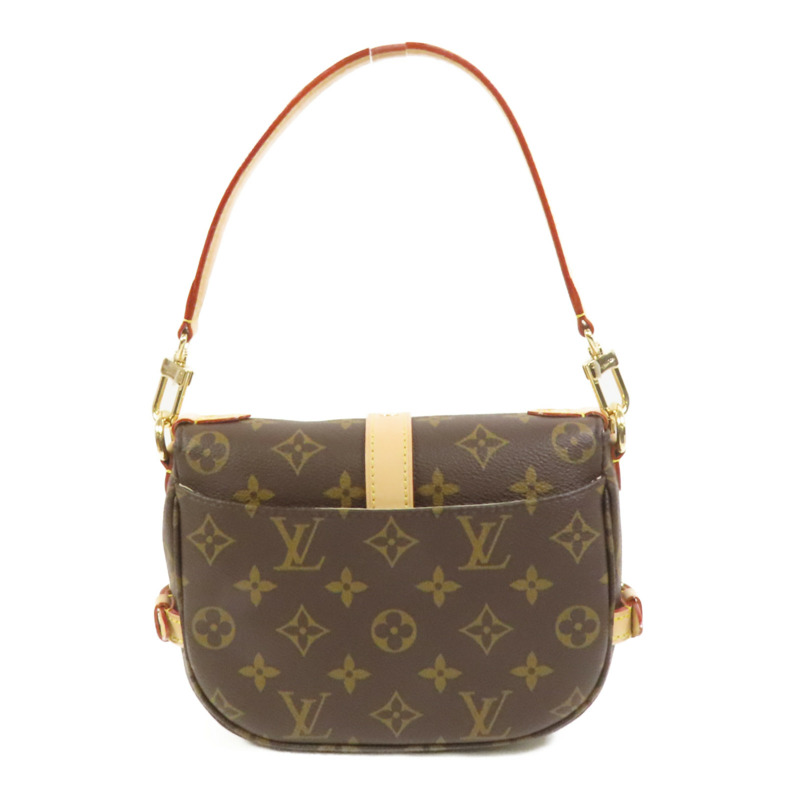 LOUIS VUITTON Monogram Saumur BB金扣手挽肩背兩用袋-1
