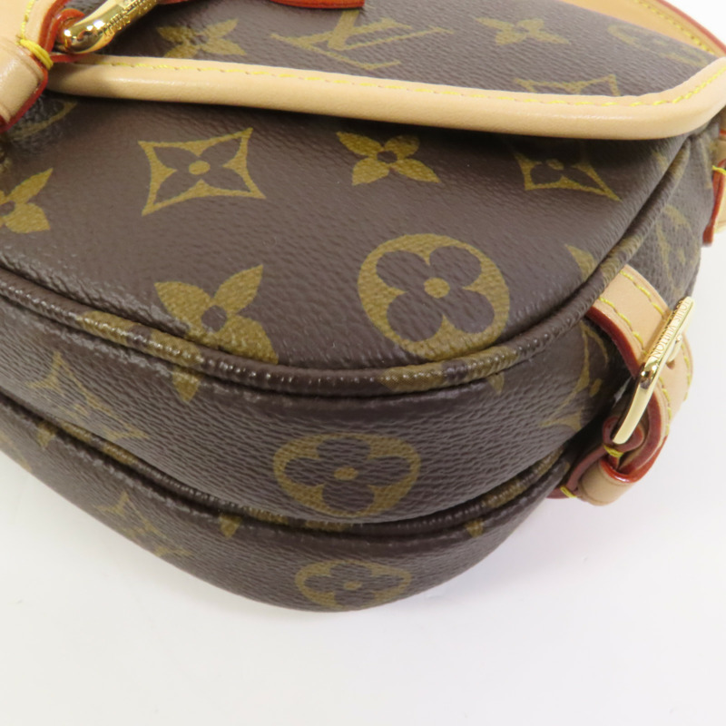 LOUIS VUITTON Monogram Saumur BB金扣手挽肩背兩用袋-11