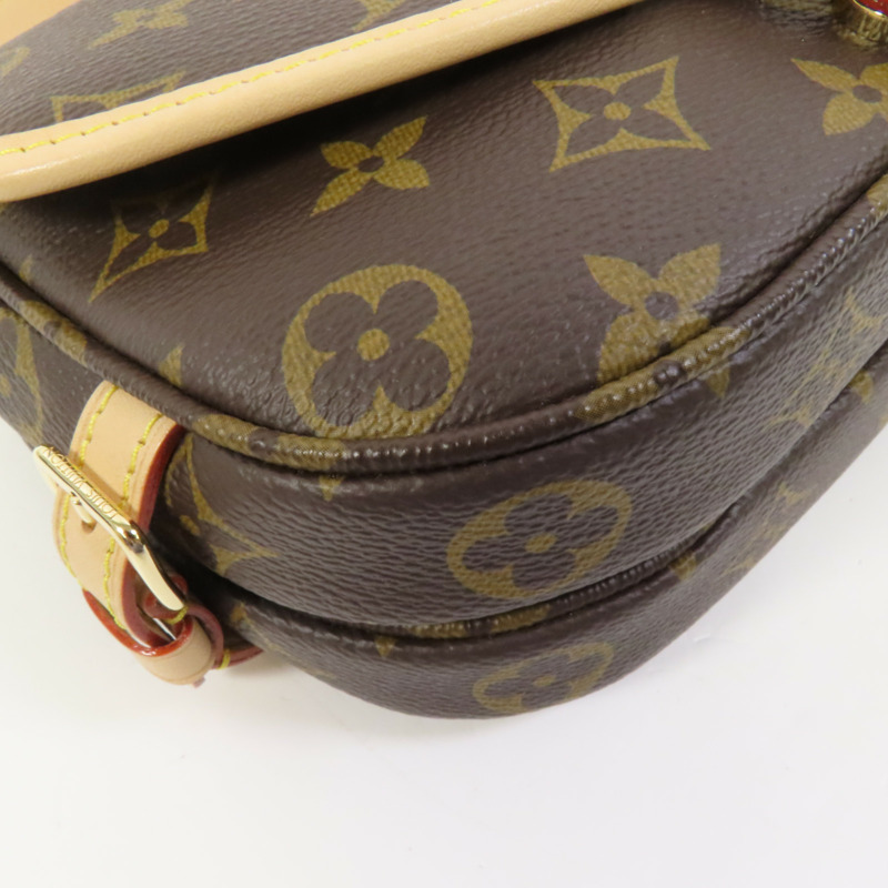 LOUIS VUITTON Monogram Saumur BB金扣手挽肩背兩用袋-12