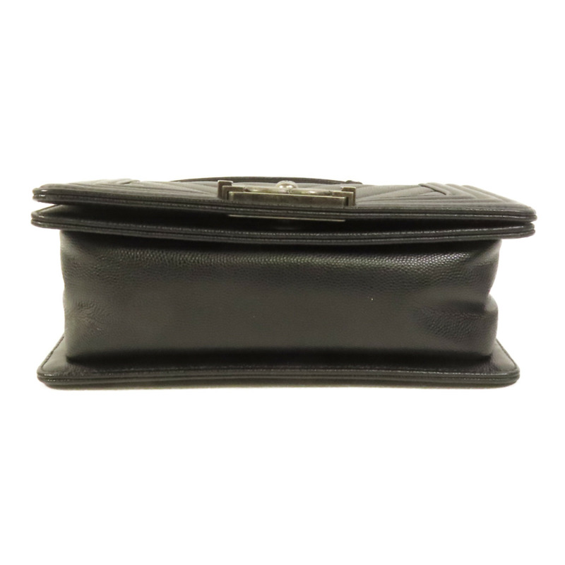 CHANEL 牛皮皮革Boy 20鏈帶肩背袋-3