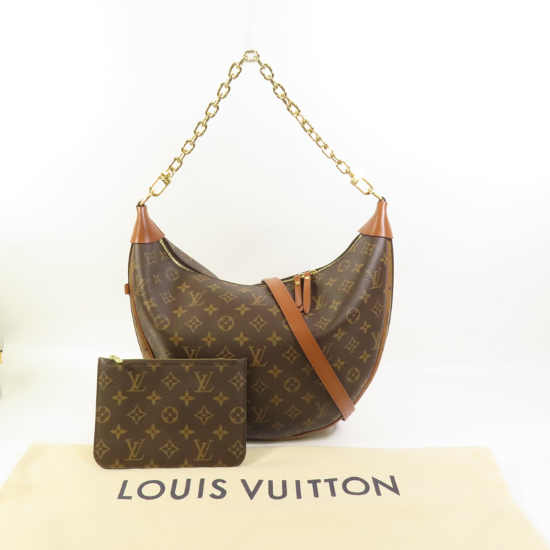 LOUIS VUITTON Monogram Loop Hobo金扣手挽肩背兩用袋-9