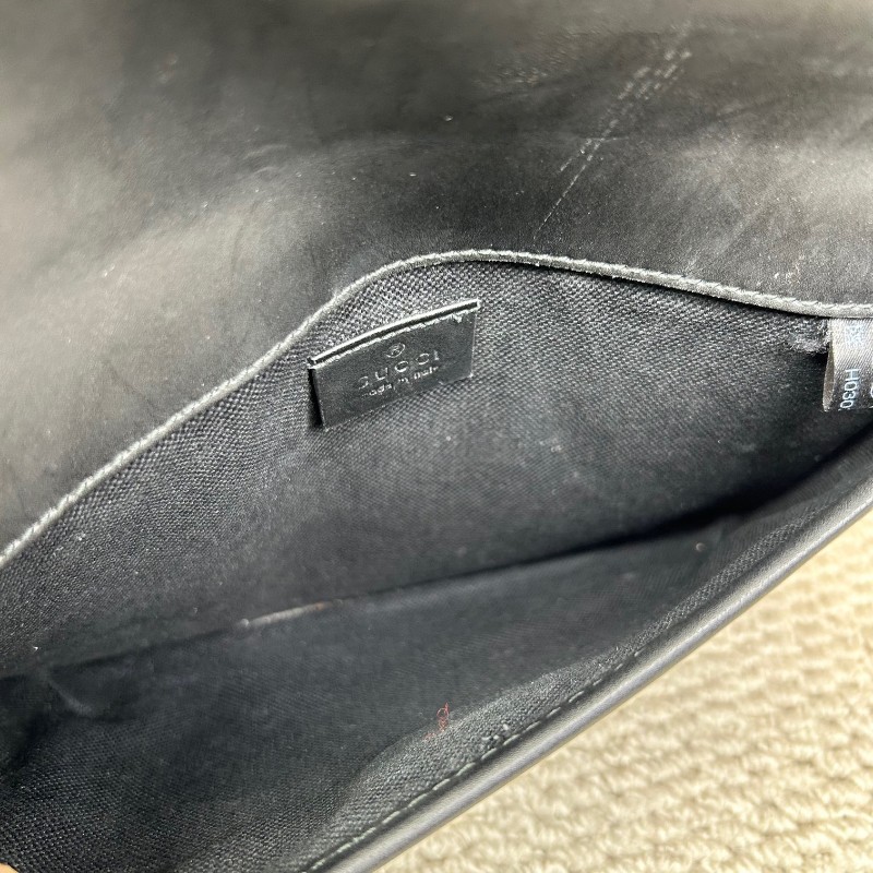 古馳GUCCI黑色老花腰包 經典老花帆布拼皮革 紅藍織帶 可斜挎做胸包 容量實用 日常百搭-12