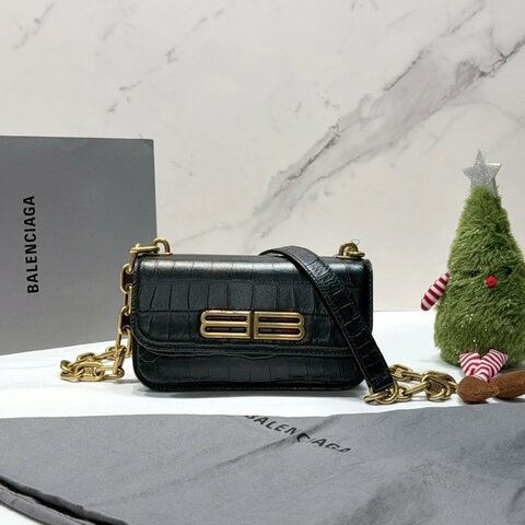 BALENCIAGA Gossip迷你WOC鍊包