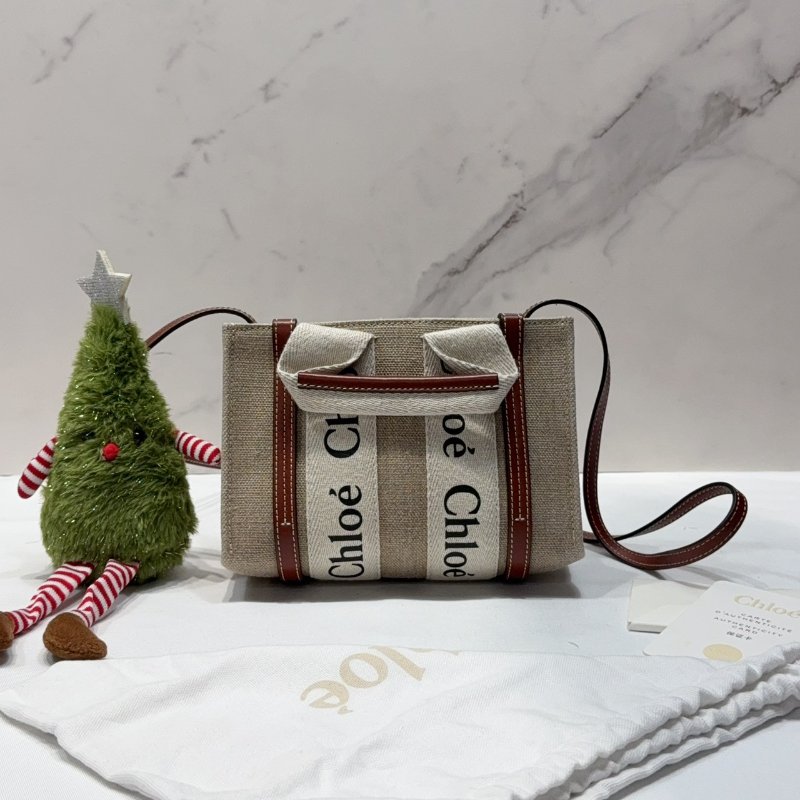 CHLOE mini woody 帆布托特包-1