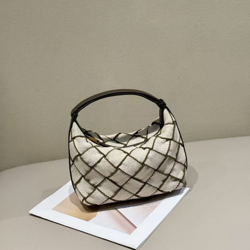 Bv 24fw Wallace 米白拼卡其色 mini 飯盒包20*9.5*13 99新配件塵袋-1