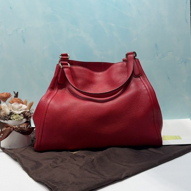 GUCCI SOHO荔枝牛流蘇手提包-1