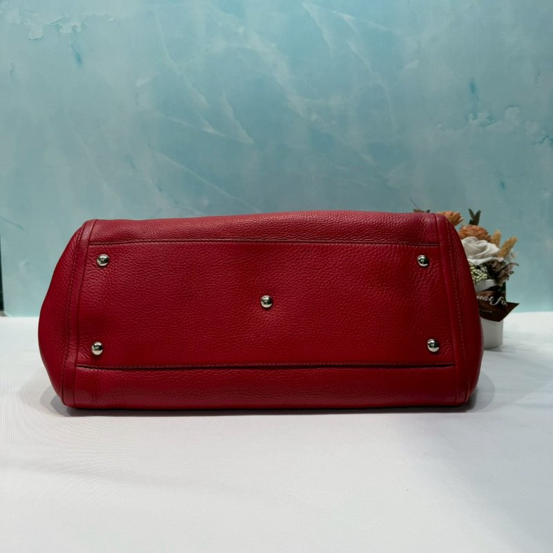 GUCCI SOHO荔枝牛流蘇手提包-6