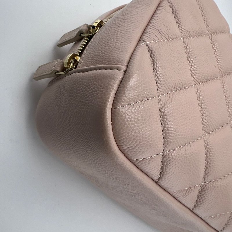 Chanel 菱格紋化妝包-14