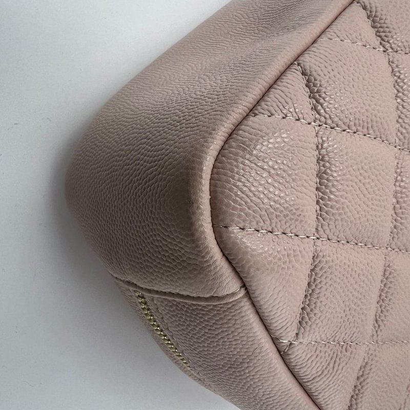 Chanel 菱格紋化妝包-15