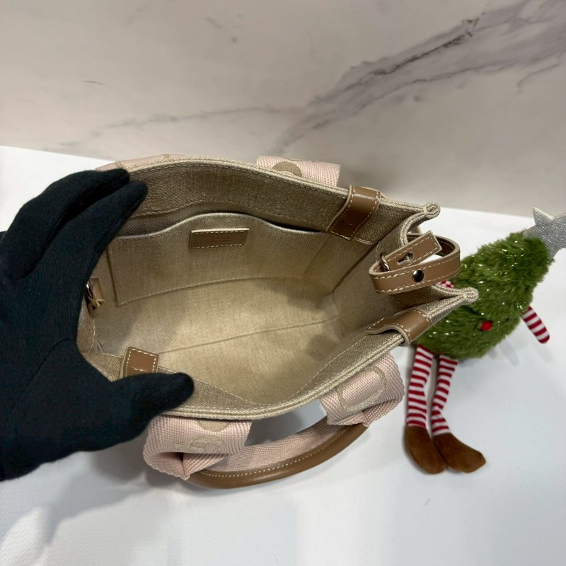 CHLOE 全新Woody tote小款帆布包-4