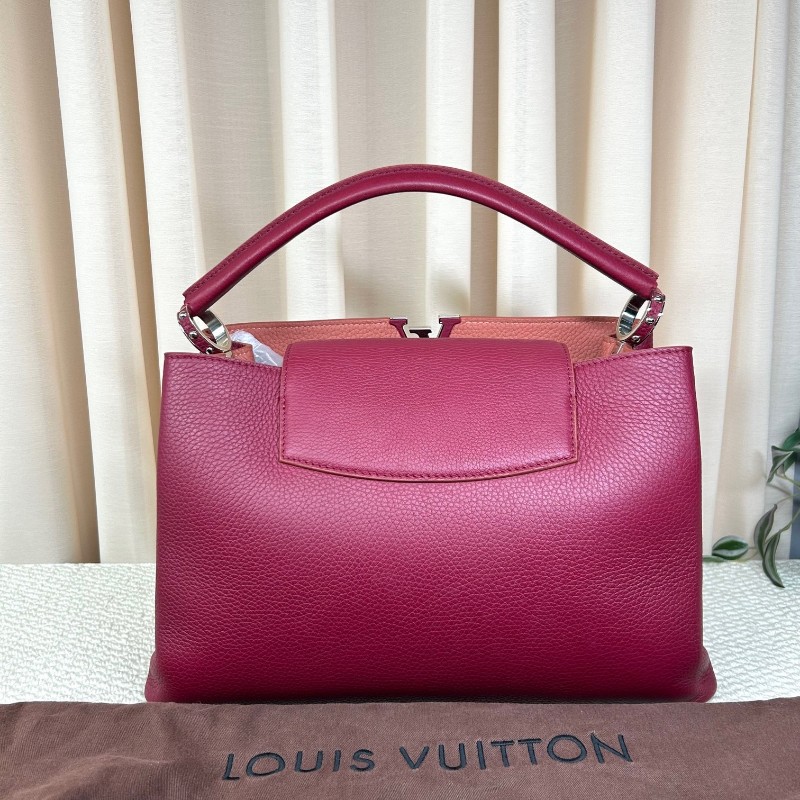 LV路易威登 Capucines卡普辛手提包 翻蓋開合 容量大 實用性強 日常通勤百搭-1